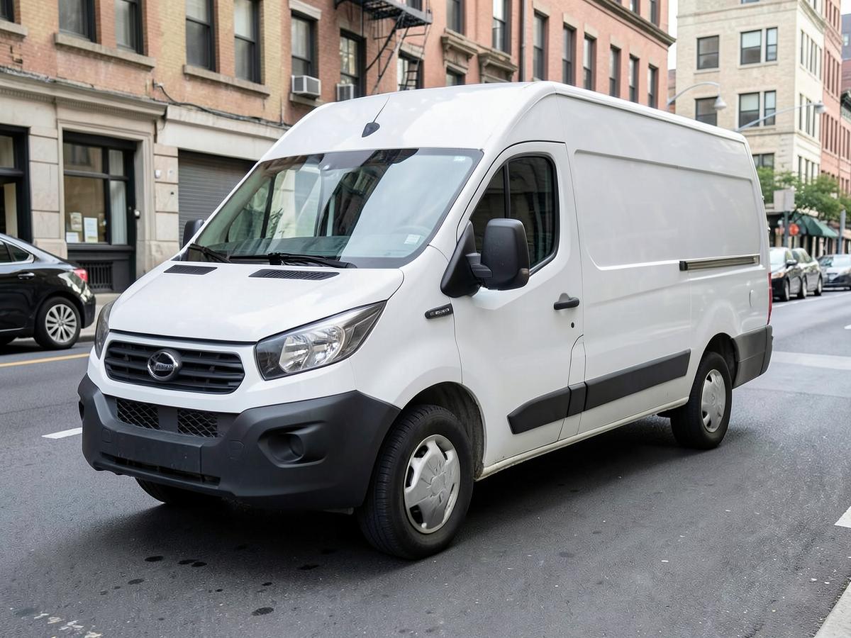 Before: Plain vehicle to moving advertisement